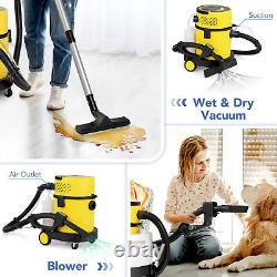 Wet Dry Vacuum Cleaner with 1200W Power Motor & 17 KPA Max Suction