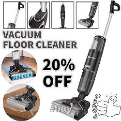 Wet Dry Vacuum Cordless Floor Cleaner And Mop With Water Tank Hard Floor Scrubb