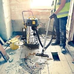 Wet and Dry 38 Litre Dust Extractor M Class Vacmaster WD M38 PCF 110V