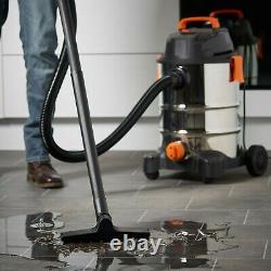 Wet and Dry Hoover Vacuum Cleaner 30L 1250W Bagless Water & Dirt Blower Function