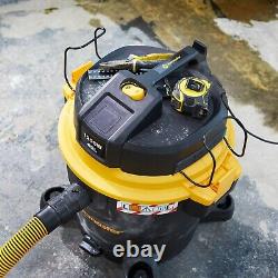 Wet and Dry Vacuum 45L 1200W L Class Dust Extractor HEPA 13 Heavy Duty Vacmaster