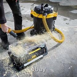 Wet and Dry Vacuum 45L 1200W L Class Dust Extractor HEPA 13 Heavy Duty Vacmaster