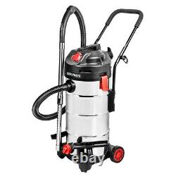 Wet and Dry Vacuum Cleaner Industrial 1500 W Edelstahltank 40 L